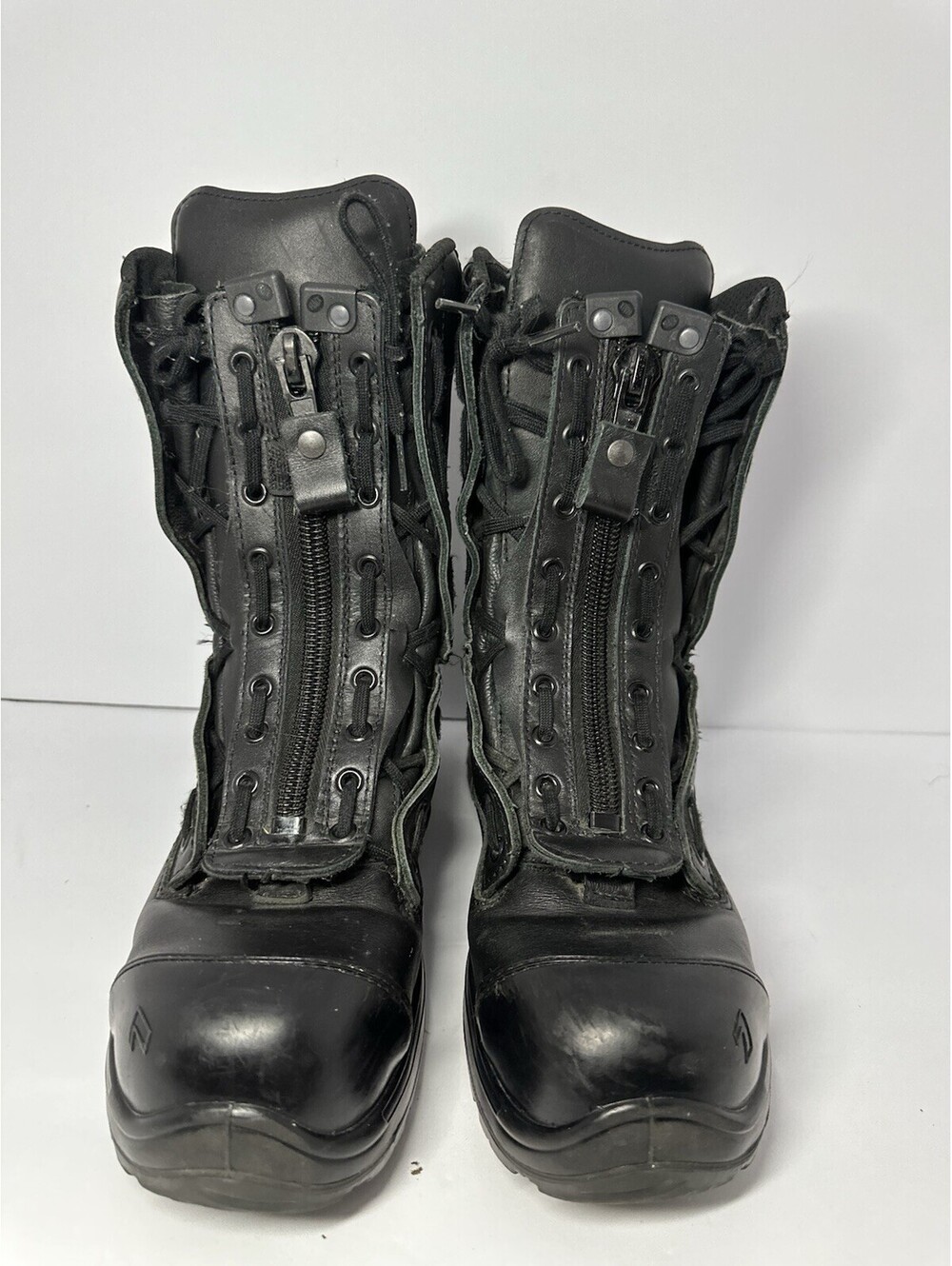 HAIX Fire Fighting Boots, Black, Size 7.5 Lightly Used Good Condition